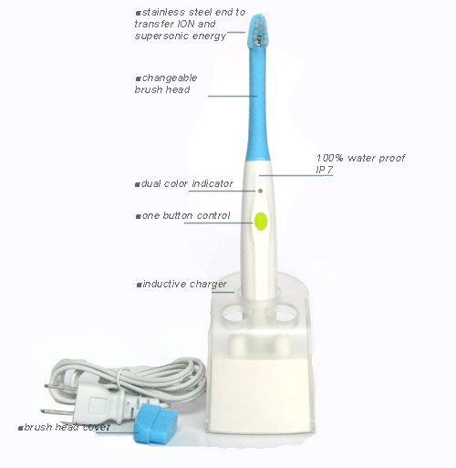 T32 supersonic toothbrush with ION